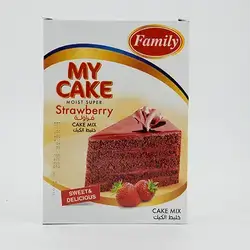 Family Strawberry Cake Mix 450 G