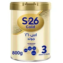 S-26 Gold, Baby Milk, Stage 3, 1-3 Years - 800 Gm