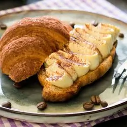 Italian Croissant with Tiramisu Cream