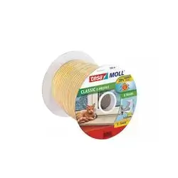 Tesamoll E-Profile Draught Excluder (1-3,5Mm Gaps) White