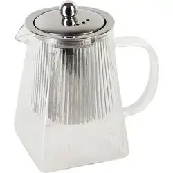 950 ml Glass Tea & Coffee Pot with Stainless Steel Infuser