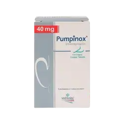 Pumpinox 40mg (Esomeprazole) 14 Enteric Coated Tablets _ Pharma International