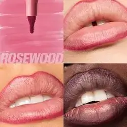 hudabeauty lip contour stain rosewood