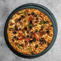 Meat and Vegetables Pizza