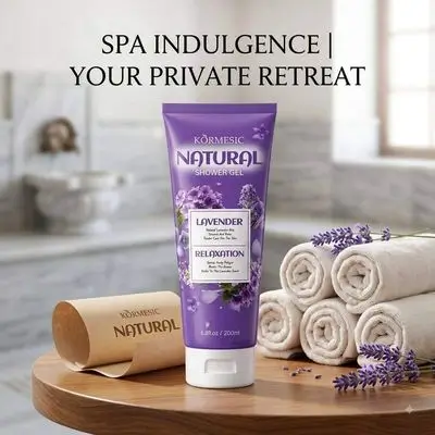 Kormesic Natural Lavender Shower Gel (200ml)
