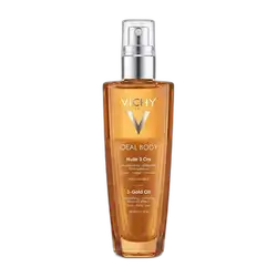 IDEAL BODY 3-Gold Oil Nourishing Unifying Radiant Effect for Body Face & Hair 100ml _ VICHY