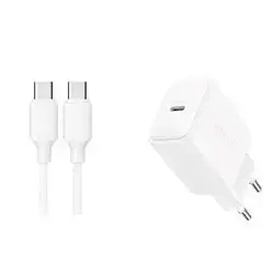 Joyroom Charger And Cable TypeC To TypeC PD20W Fast Charger JR-TCF20