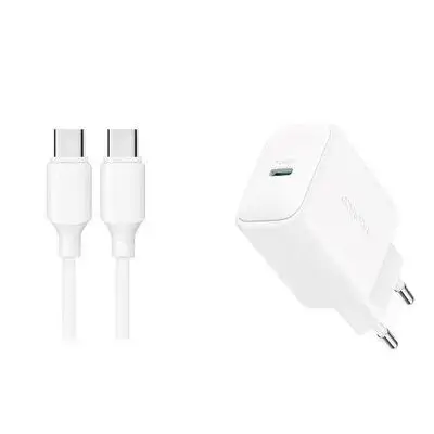 Joyroom Charger And Cable TypeC To TypeC PD20W Fast Charger JR-TCF20