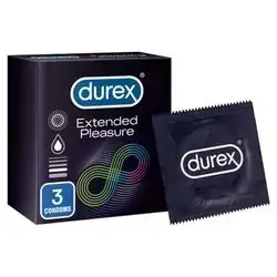 Durex Condoms Extended Pleasure 3Pcs