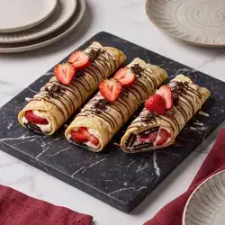 Strawberry and Oreo Crepe