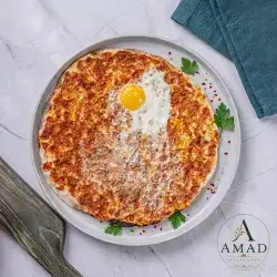 Lahmacun With Eggs