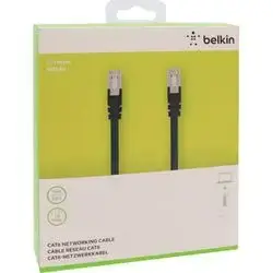 Belkin A3L981BT10MBKHS 10 M Cat 6 Snagless RJ-45 (M) to RJ-45 (M) Patch Cable