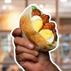Fava Bean And Egg Sandwich