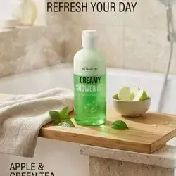 Kormesic Creamy Shower Gel Oil Control & Refreshing - Apple (290ml)