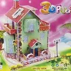 3D House Puzzle