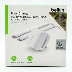 Belkin Boost Wall Charger Type-C + Type-C Cable
