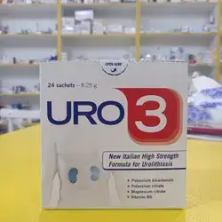 URO 3  New Italian Strength for Urolithiasis 24 Sachet