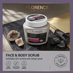 Face and body scrub ( charcoal)