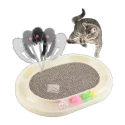 LUKYY Cat Scratcher With  Ball