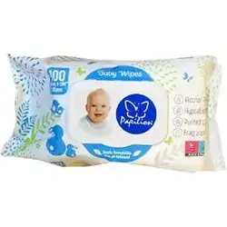 Papilion Baby Wet Wipes 100's
