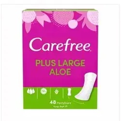 Carefree plus large 48 pcs لوفيرا برائحة الا