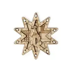 Wasta Rajab Wooden Magnet