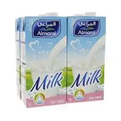 Almarai Uht Skimmed Milk 1lx4