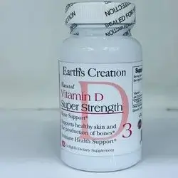 Vitamin D3 5000IU Earths Creation softgel USA