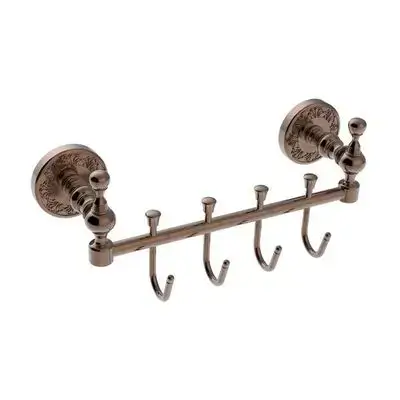 Hurrem Vintage Copper 4-Hook Hanger