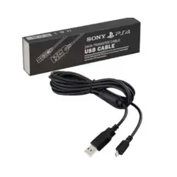 USB to Micro USB data transfer and charging cable designed for the Sony PlayStation 4 DualShock controller.