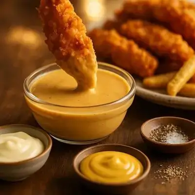 Chicken Nuggets with Honey Mustard Sauce