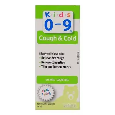 KIDS 0-9 COUGH AND COUGH SYRUP