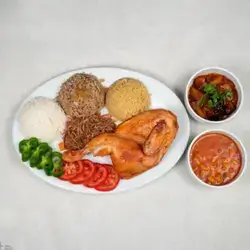 Grilled Chicken With Rice