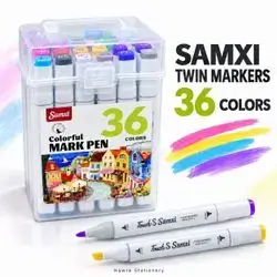 Samxi Twin Markers – 36 Colors