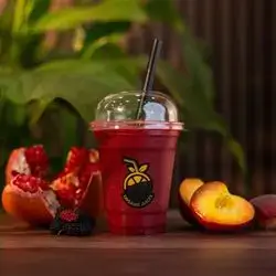 Peach, Berry, And Pomegranate