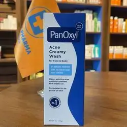panoxyl acne creamy wash for face & body %4 benzoyl peroxide acne treatment wash daily control 170g