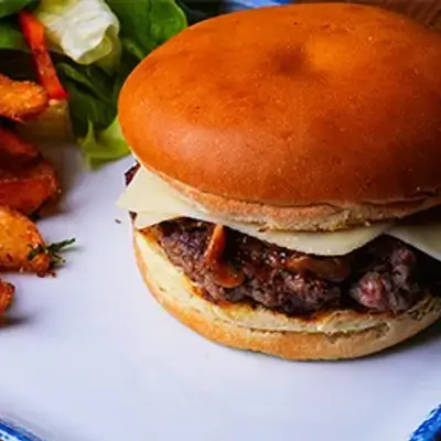 Swiss Mushroom Burger