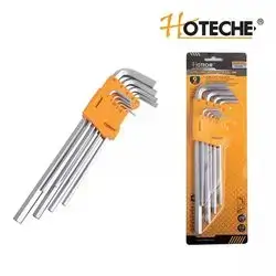 9Pcs Extra Long Hex Key Set