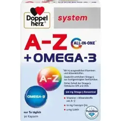 Doppelherz كبسولات AZ Omega 3 الكل في واحد، 30 قطعة