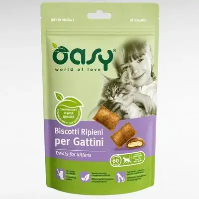 Oasy Kitten Biscuits 60g
