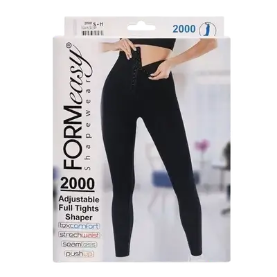 Shapewear Adjustable Full Tinghts Shaper S-M Black 2000 _ Formeasy