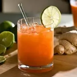 Cocktail And Ginger Juice 