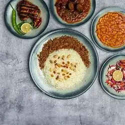Rice With Chicken On Charcoal