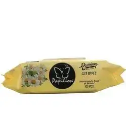 Wet Cleanser Papillon with Chamomile Scent 100 pcs
