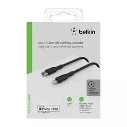 Belkin BoostCharge Fast Charging USB C to Lightning Cable 3.3ft/1M - MFi Certified 30W Power Delivery iPhone Charger Cord - Fast Charging - Black