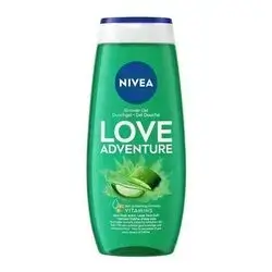 NIVEA shower gel LOVE ADVENTURE (Aloe fresh scent )250ml