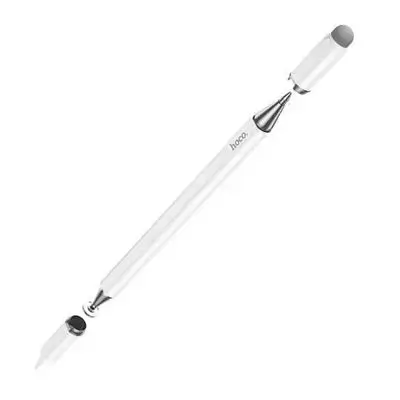 HOCO 3-in-1 capacitive touch pen for smartphones and tablets - White
