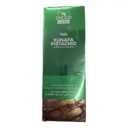 Chocolake Milk Chocolate with Kunafa Bisco Pistacio Cream Paste Filling, 60g