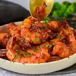 Chili Garlic Tiger Prawns