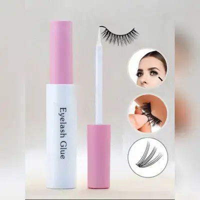 1pc Eyelash Glue White Transparent Long Lasting Eyelash Glue
